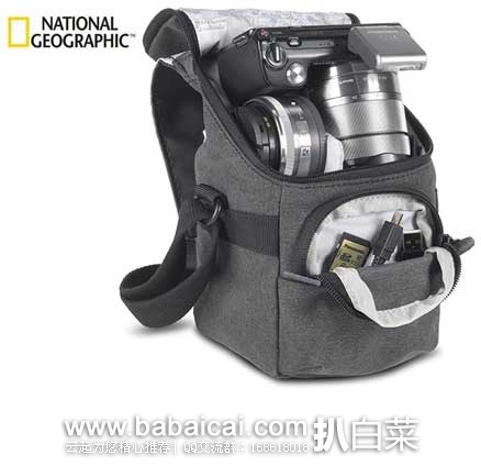 National Geographic 国家地理 NG W2022 三角枪型包 原价$54.99,现4.5折售价$24.88