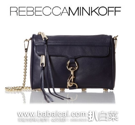 Rebecca Minkoff 瑞贝卡明可弗经典名款mini mac单肩包原价$195 现$146.25,公码7折$102.38