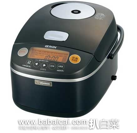日本亚马逊：Zojirushi 象印 NP-BU18-BA 高端系列 压力IH电饭煲黑色 现售价：39987日元（约￥2023，不含运费）