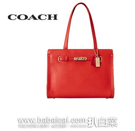 6PM：COACH 蔻驰 女士通勤单肩手提包  原价$350，现5折$174.99