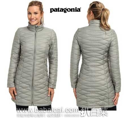 6PM：Patagonia 巴塔哥尼亚 Fiona Parka 女士  轻量长款600蓬羽绒服   原价$299，现4折售价$119.99
