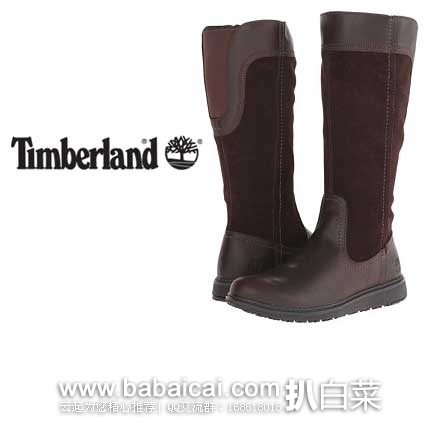 6PM：Timberland 天木兰 女款 柔软麂皮防水中靴 （原价$179.95，现2.7折售价$47.99 ），公码9折后实付$43.19