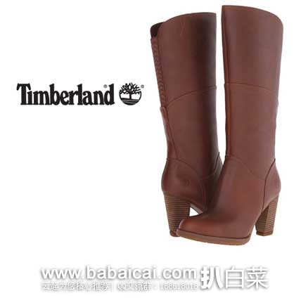 6PM：Timberland 天木兰 Heights Tall Waterproof Boot 女款 真皮防水长靴 原价$239.95，现3.3折售价$79.99