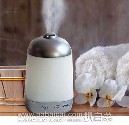 Greenair Spa Vapor + 声波脉冲蒸气 雾化器 原价$31.99，现8.8折售价$28.06