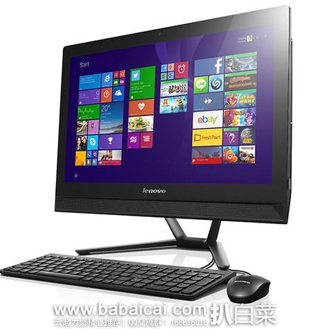 Lenovo 联想 C40 F0B5003CUS 21.5寸触屏一体机 原价$680,现$564.3,直邮含税到手¥4647