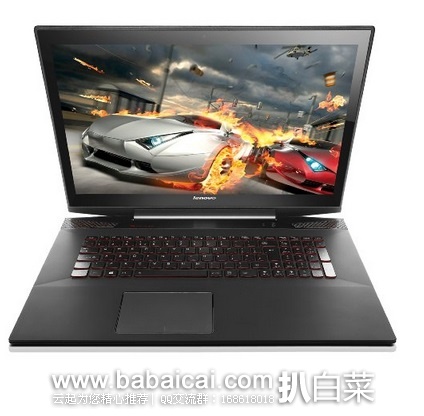 Lenovo 联想 Y70 17.3英寸触屏笔记本（i7-4720HQ/8G/1T+8G SSD/GTX960M） 原价$1350，现历史低价$986.45