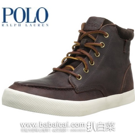 Polo Ralph Lauren 拉夫劳伦 男士真皮牛津鞋原价$98,现历史新低$38.99,直邮无税