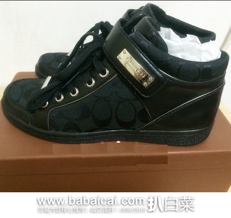 6pm：COACH 蔻驰 Zany 女士经典LOGO标志 平底休闲鞋 原价$90，现$49.99