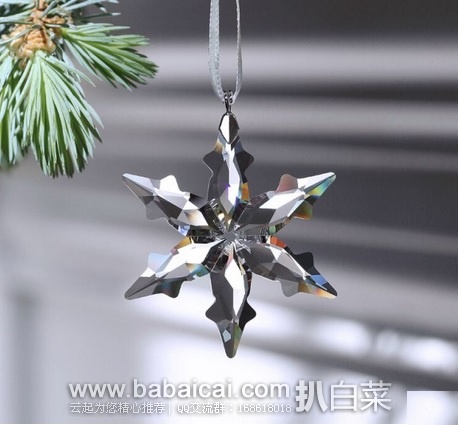 Swarovski 施华洛世奇 2015新款限量版大雪花挂件历史低价 $70，直邮无税