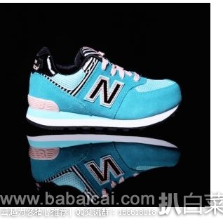 New Balance KL574 新百伦儿童跑鞋toddler小童款 原价$44.95,现$13.66,到手¥143,三色可选,白菜!