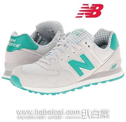 6PM：New Balance 新百伦 Classics ML574 男款 复古跑鞋  原价$84.95，现5.6折售价$47.99