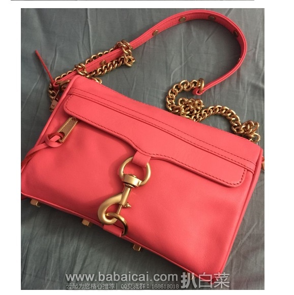 Rebecca Minkoff 瑞贝卡明可弗经典名款mini mac单肩包原价$195，现$128.01，公码8折折$102.41，直邮含税到手约￥765