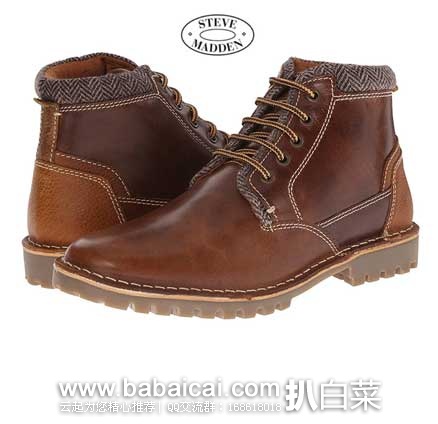 Steve Madden 史蒂夫·马登 Neptoon Winter Boot 男靴 冬季雪地短款  公码8折后实付$80