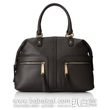 Tommy Hilfiger 汤米希尔费格 Zip Satchel 2 女士真皮挎包手提包 原价$158,现历史低价$69.99,直邮无税,到手¥519