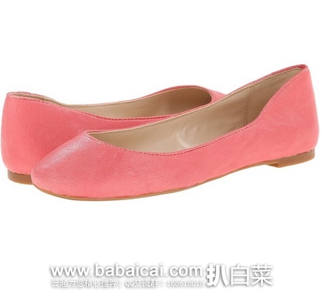 Nine West玖熙 Adorabl 真皮平底单鞋原价$69,现$20.7