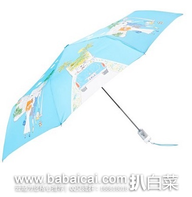 亚马逊海外购：TOTES AOC City 城市风景系列洛杉矶晴雨伞 特价￥72.91，凑单直邮免运费，含税到手约￥82