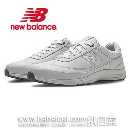New Balance新百伦美国折扣店： WW980CL 女士 真皮健步鞋 原价$119.99，现3.2折售价$38.99