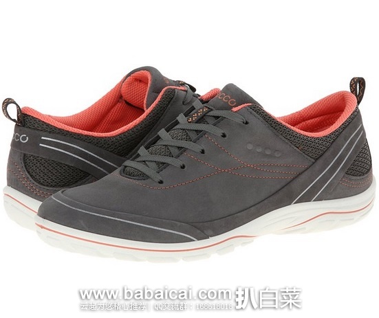 ECCO 爱步Arizona 女士真皮休闲鞋 原价$100，现$56.83，公码8折$45.46，到手￥355