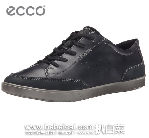 ECCO 爱步 2015年款 科林系列真皮休闲男鞋 原价$140,现$93.97,公码8折新低$75.18,到手¥565,国内¥1799 两色可选