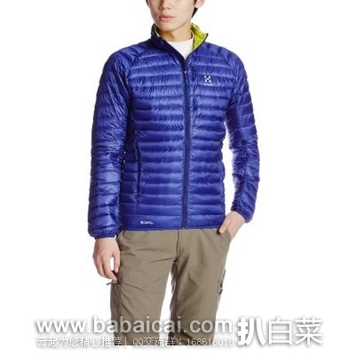 德国亚马逊:Haglofs 火柴棍 男士800蓬羽绒服 原价€220,现€143,公码8折+直邮自动退税实付€96.14,直邮含税到手¥780,国内2700
