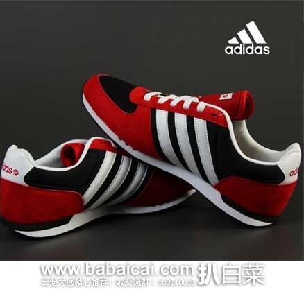 6PM：Adidas 阿迪达斯 NEO City Racer 女士跑鞋  原价$60，现特价$39.99