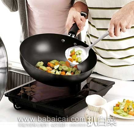 京东商城：ASD 爱仕达 WG8330QN 无涂层铁锅 30CM   ￥129元包邮（229-100）