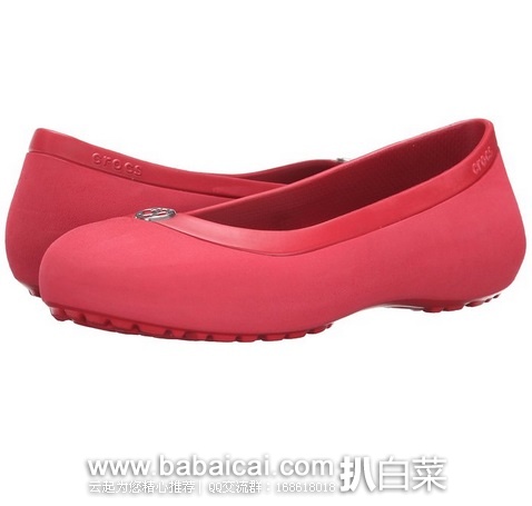 Crocs 卡骆驰 Mammoth Disc 女款平底鞋 原价$45,现历史新低$13.5,直邮无税,到手¥134