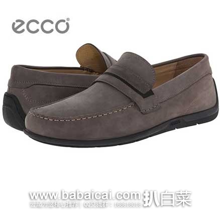 ECCO 爱步 Classic Moccasin 2.0 男士 真皮一脚蹬  （原价$159.95，现售价$88.19），公码8折后实付$70.55，史低