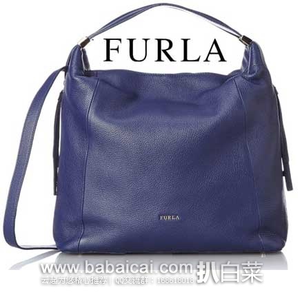 Furla 芙拉 女士 中号真皮单肩包 （原价$498，现售价289.02），公码8折后实付$231.22
