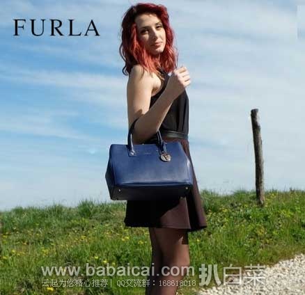 Furla 芙拉 女士中号真皮手提包   $221.91（原价$478，现售价$277.39），公码8折后实付$221.91