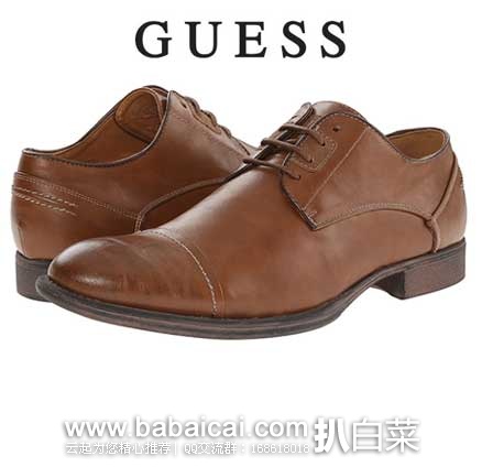 6PM：GUESS 盖尔斯 Nelton 男士 经典正装休闲鞋 原价$90，现3.1折售价$27.99