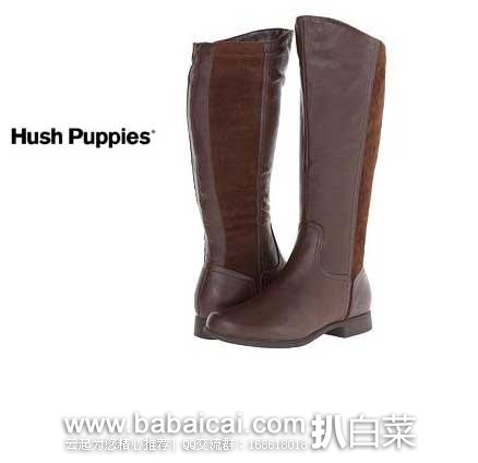 6PM：Hush Puppies 暇步士 Motive Bikita IIV 女士 真皮高统靴 原价$129，现3.8折售价$49.99