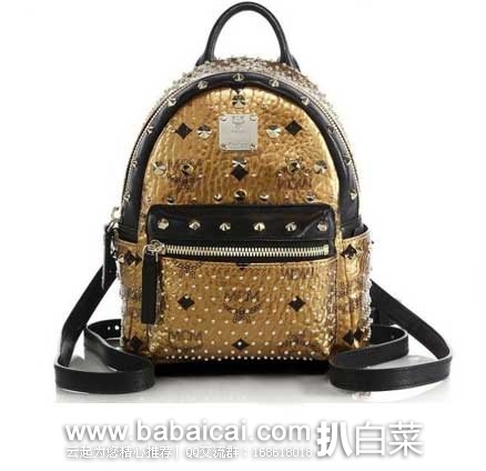 SHOPBOP烧包网：德国MCM 水晶铆钉双肩包  原价$1450，现6折售价$ 870