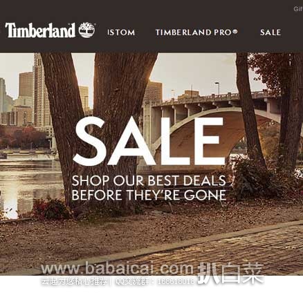 Timberland天木兰官网：黑五预热开始啦！！！男女应季鞋服 额外7折专场，无需优惠码，下单自动折扣！