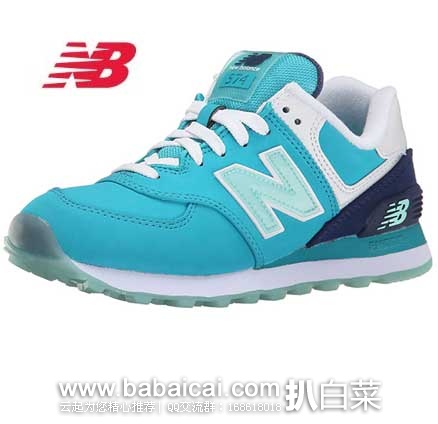 New Balance 新百伦 WL574 中性款 Glacial Pack复古慢跑鞋 原价$79.95，现3.4折售价$27.53