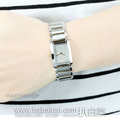 大白菜！Citizen 西铁城 EG2974-52D 珍珠贝母表盘蝴蝶结扣 光动能女士时尚腕表 原价$350，现抽风价$84，到手￥597