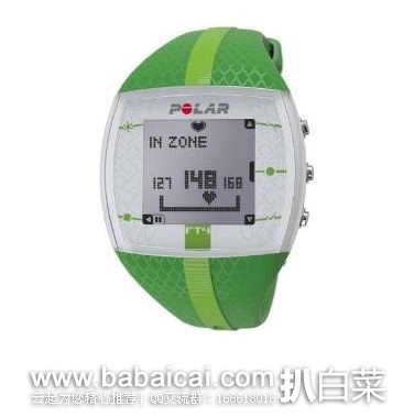 Polar FT4 博能 有氧健身运动系列心率表(含心率带)，原价$99.95，现历史低价$43.93，到手￥316，国内￥747