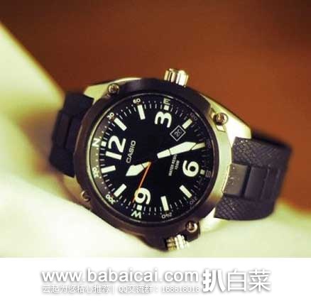 CASIO 卡西欧 MTF-E001-1AVCF 男士 经典潜水表款 运动手表 原价$135，现2.6折特价$35.64