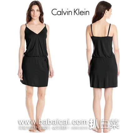 Calvin Klein 女士莫代尔带弹力中长款睡裙 原价$79,现$22.82,直邮无税,到手¥170以下
