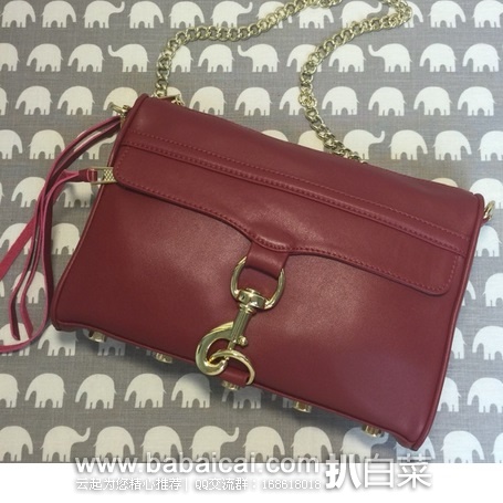 Rebecca Minkoff官网: 瑞贝卡明可弗经典名款mini mac真皮单肩包原价$195,现$130,公码6折新低$78,凑单直邮免运费,到手¥503!