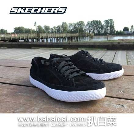 6PM：SKECHERS 斯凯奇 Racket 女款 时尚软绒休闲鞋  原价$69.99，现特价$28