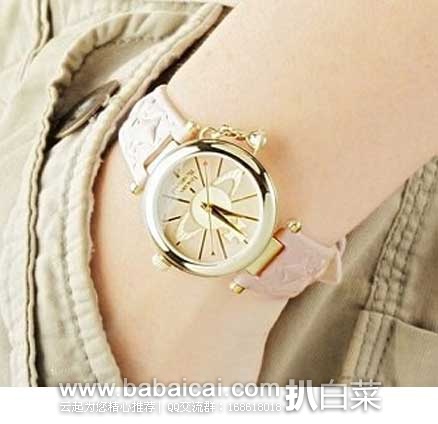 日本亚马逊：Vivienne Westwood 西太后 土星挂饰不锈钢 女士时装腕表 现售价12370日元（约643元，不含运费）