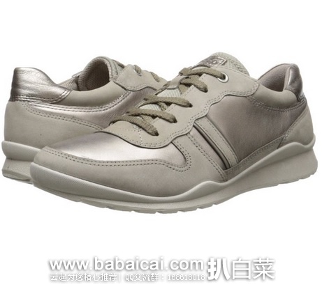 Ecco 爱步 Mobile III 女士真皮休闲鞋 原价$130,现$61.96,到手¥490