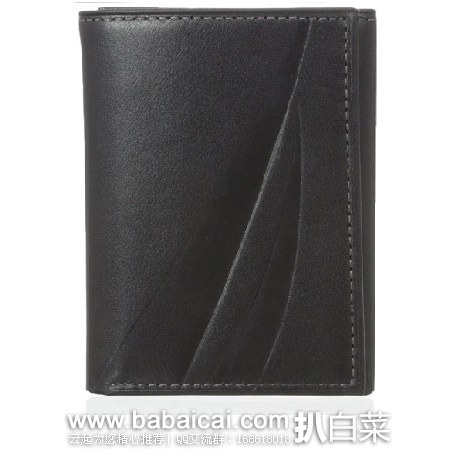 Nautica 诺帝卡 Trifold 男款真皮三折钱包 原价$40,现$12.11