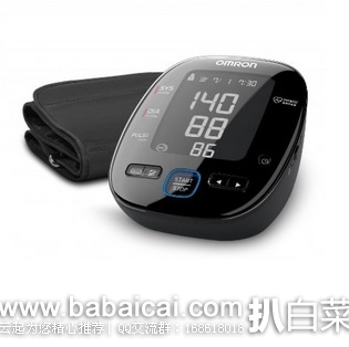 英国亚马逊：Omron 欧姆龙 MIT5 上臂式蓝牙电子血压计 原价£73，现£26.56，直邮退税实付3折历史新低£22.13，直邮无税，到手￥317