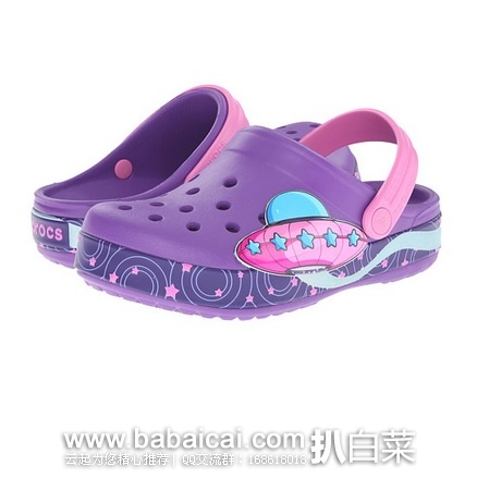 6pm：Crocs 卡洛驰 经典儿童洞洞鞋 原价$35，现$19.99，到手￥175，国内￥419