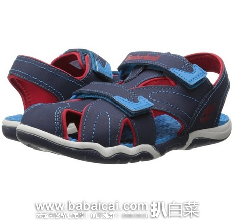 反季囤白菜!Timberland天木兰疯狂河流经典儿童凉鞋 包头款 特价$15.98,直邮无税,到手仅¥137