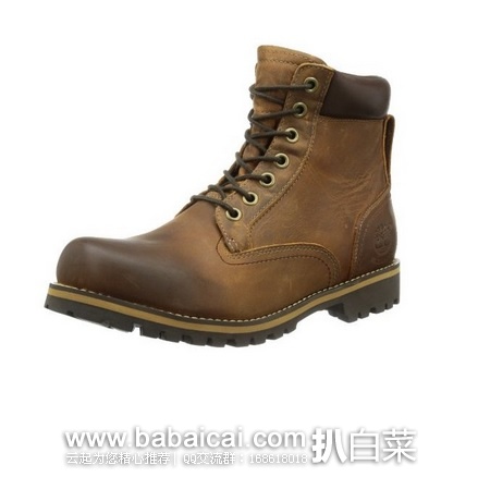 Timberland 天木兰 Earthkeepers Rugged 男款6寸真皮防水耐磨皮靴 原价$190,现历史最低价$69.3,直邮无税,到手¥545