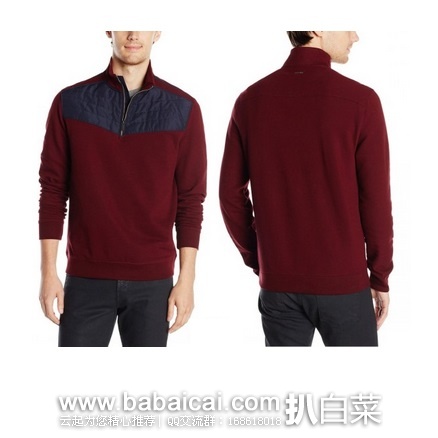 Calvin Klein 男士休闲外套 原价$89.5,现$22.45,直邮无税到手¥213