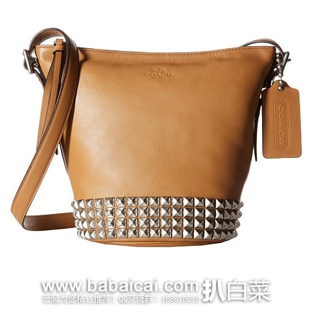 6PM：COACH 蔻驰 Bleecker Soft Port Duffle经典真皮水桶包 （原价$358，现售价$199.99）     超值！转运含运费到手约¥1250